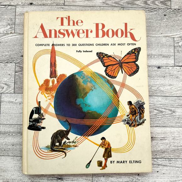 The Answer Book 300 Questions Children Ask Most Often - Mary Elting HC Book 1963 - Picture 13 of 15
